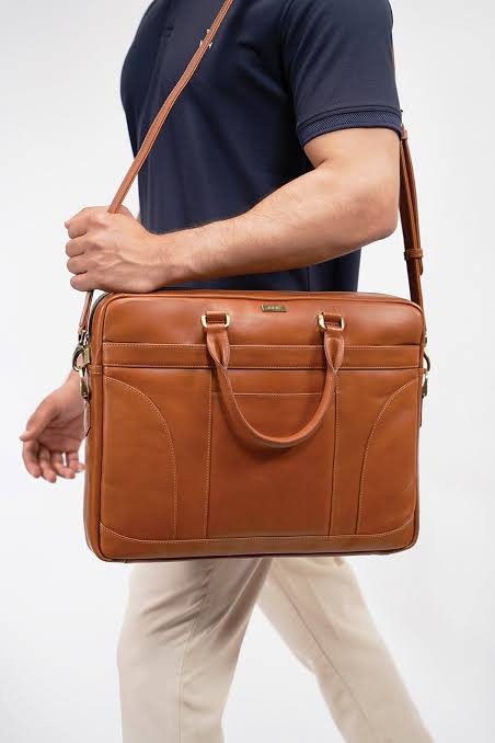 Premium Leather Laptop Bags for Men & Women - Stylish, Durable, and Water-Resistant