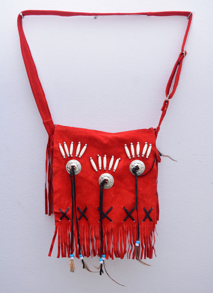 Leather Native American Handmade Bag | Pouch