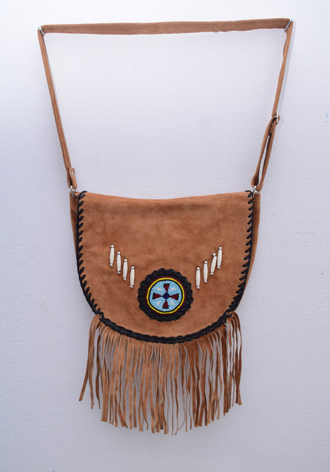 Leather Native American Handmade Bag | Pouch