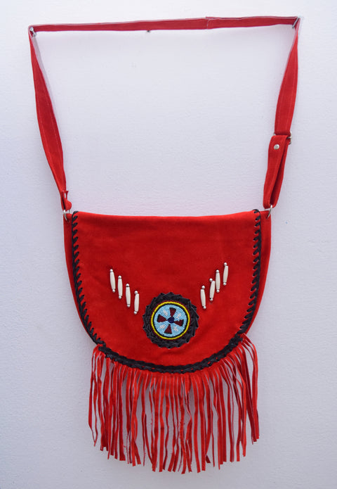 Leather Native American Handmade Bag | Pouch