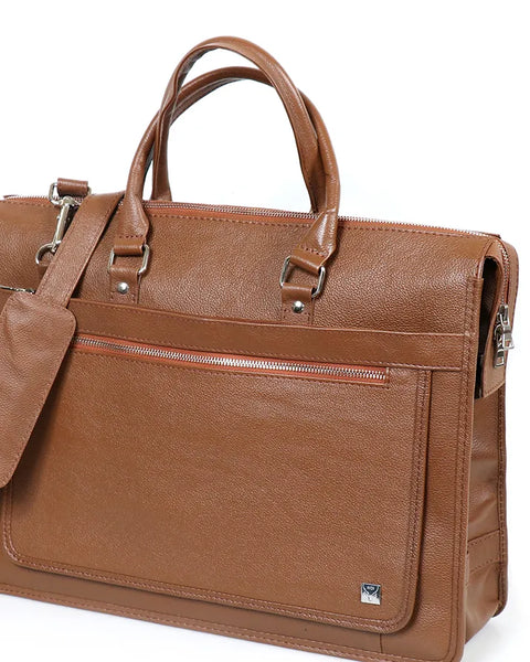 Luxury Leather Laptop Bag with File Compartment