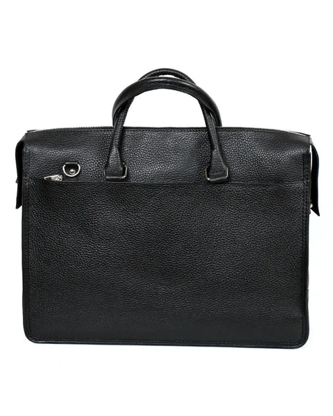 Luxury Leather Laptop Bag with File Compartment