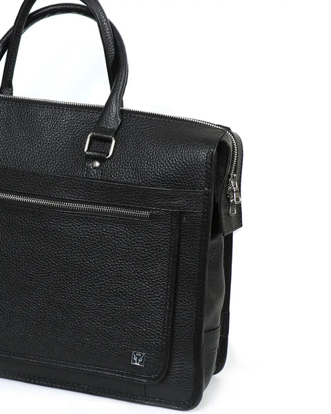 Luxury Leather Laptop Bag with File Compartment