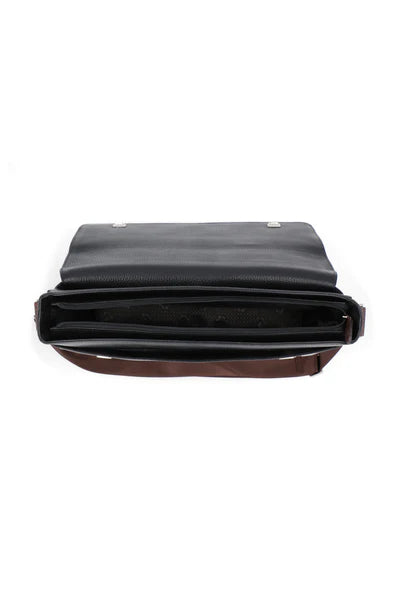 PROTOCOL Bag - BLACK | Genuine Leather Office & Laptop Bag